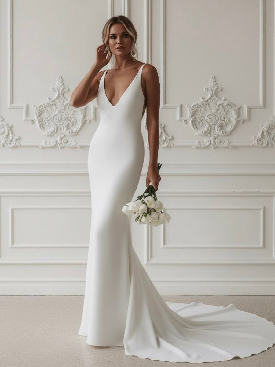 A-Line Lace Wedding Dress - Image 3